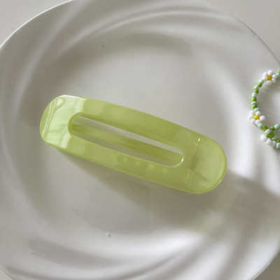 Agrafe de păr mate mari pentru femei Agrafă verde Duckbill Accesorii de păr pentru fete Agrafe de păr la modă coreeană