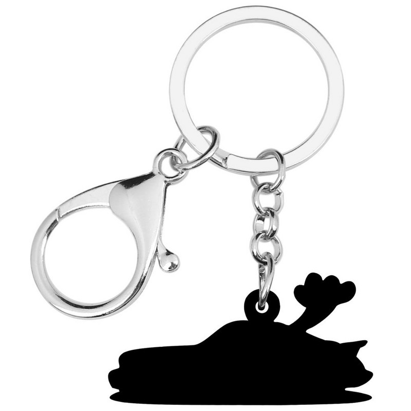 Bonsny Acrilic Ziua Îndrăgostiților Balon Dragoste Mașină Sport Breloc Inele pentru Femei Fată Adolescent Geantă Poșeta Auto Decoratiuni Charm Cadou