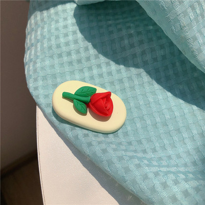 Agrafă colorată pentru lalele, clemă de rață, dulce și drăguță, agrafă de păr pentru breton, clemă laterală, 2022, accesorii de păr cu flori de vară pentru femei