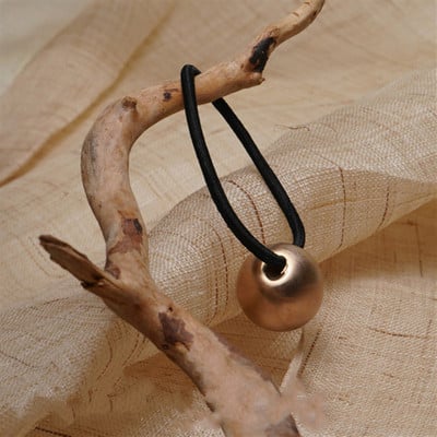 FFLACEL Trendy Metal Geometric Square Ball Rotund Cerc de păr Funie elastică Coadă de cal Accesorii de păr pentru femei fete