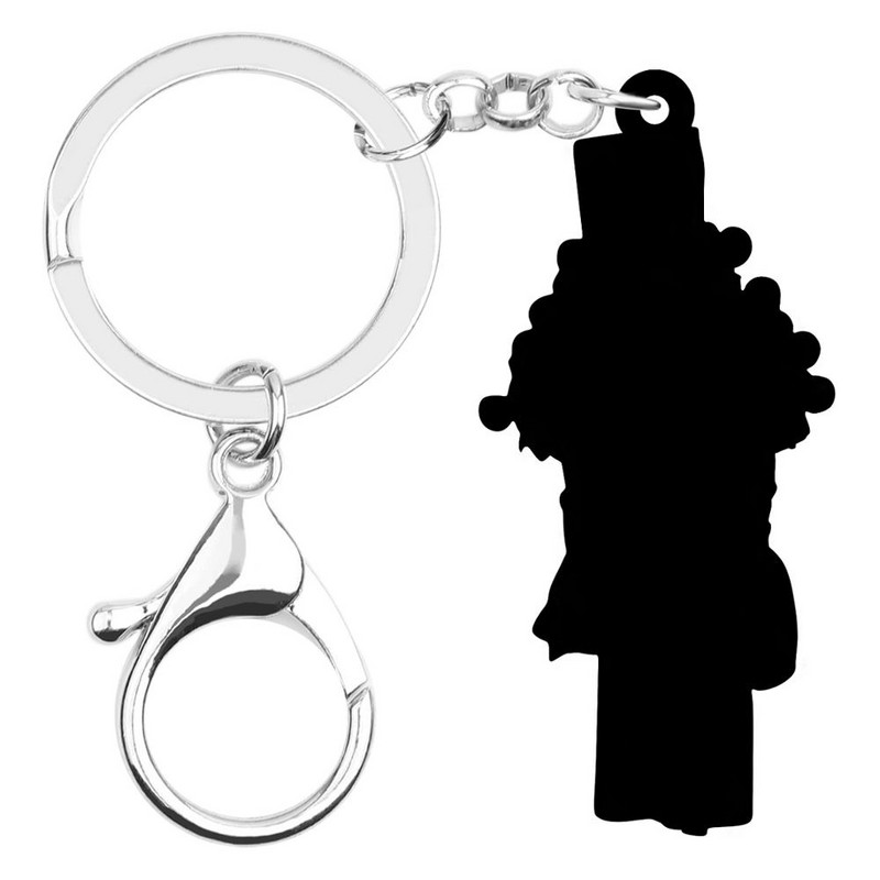 Breloc acrilic Bonsny încântător chinezesc Opera din Beijing Breloc cheie Breloc estetic Bijuterii pentru femei, copii, prieteni, cadou, brelocuri de mașină