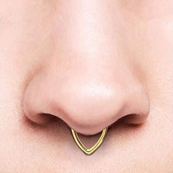 16g 1Piece Tear Drop Segment Rings Septum Nose Clicker Piercing Lip Lip Earrings Helix Nose Piercing Body Jewelry