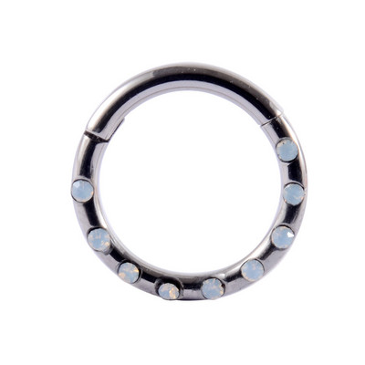 16g 1 bucată inele cu balamale cu segment de picătură de lacrimă pentru septum nas Clicker Piercing nas buză cercei Helix piercing nas bijuterii pentru corp