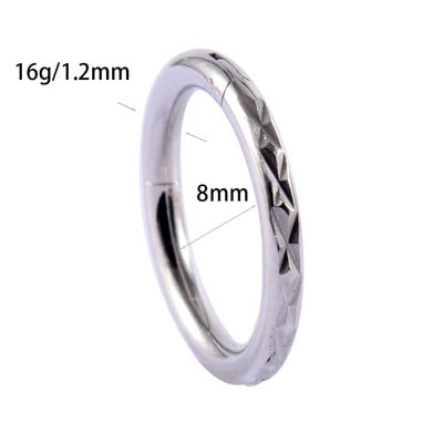 16g 1 bucată inele cu balamale cu segment de picătură de lacrimă pentru septum nas Clicker Piercing nas buză cercei Helix piercing nas bijuterii pentru corp