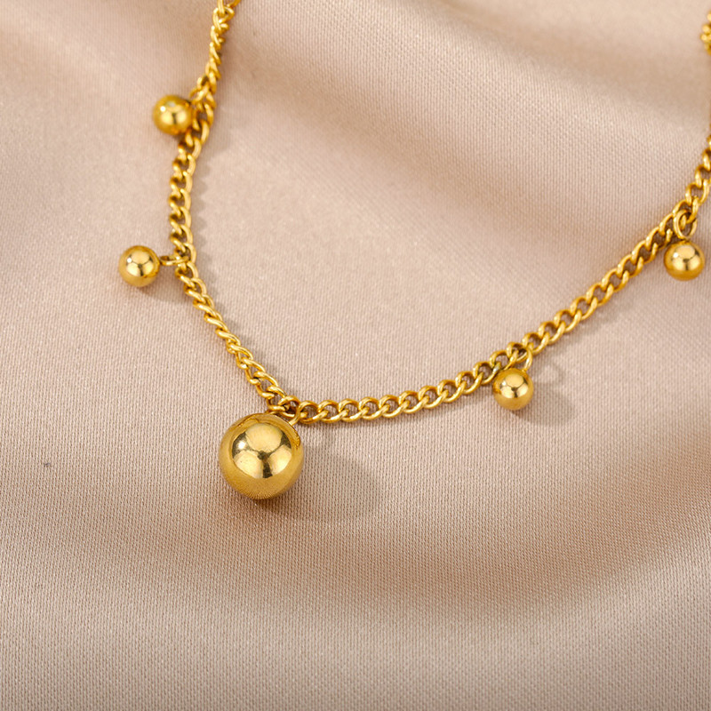 Brățări de mărgele boeme pentru femei Lanț reglabil din oțel inoxidabil 13 + 10 cm Brățară cu lanț stratificat stivuit cu legături Bijuterii Boho