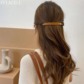 FFLACEL 2020, acetat retro, multicolor, geometric, oval, agrafă de primăvară, breton cu un caracter, ac de păr pentru femei, fete, accesorii de păr