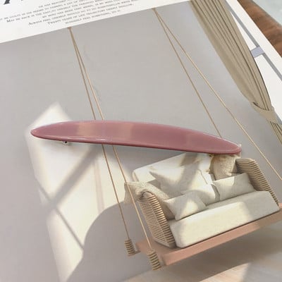 FFLACEL 2020, acetat retro, multicolor, geometric, oval, agrafă de primăvară, breton cu un caracter, ac de păr pentru femei, fete, accesorii de păr