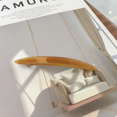 FFLACEL 2020, acetat retro, multicolor, geometric, oval, agrafă de primăvară, breton cu un caracter, ac de păr pentru femei, fete, accesorii de păr