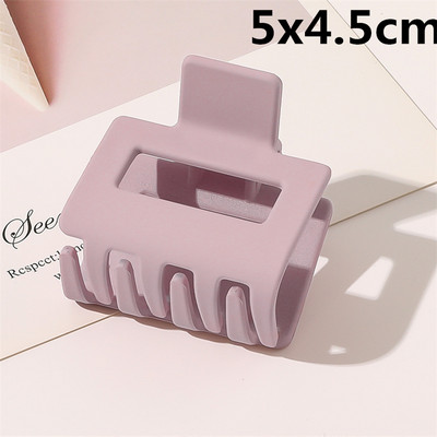 2022, noi, gheare de păr, dulci, solide, agrafe de par crab, agrafe pătrate mate, accesorii de păr pentru femei, agrafe de coadă de cal