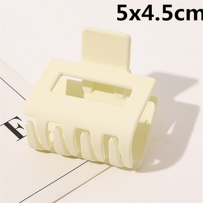 2022, noi, gheare de păr, dulci, solide, agrafe de par crab, agrafe pătrate mate, accesorii de păr pentru femei, agrafe de coadă de cal