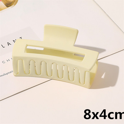 2022, noi, gheare de păr, dulci, solide, agrafe de par crab, agrafe pătrate mate, accesorii de păr pentru femei, agrafe de coadă de cal