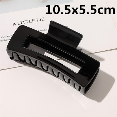 2022, noi, gheare de păr, dulci, solide, agrafe de par crab, agrafe pătrate mate, accesorii de păr pentru femei, agrafe de coadă de cal