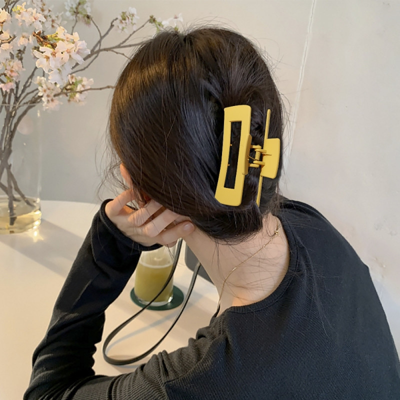 2022, noi, gheare de păr, dulci, solide, agrafe de par crab, agrafe pătrate mate, accesorii de păr pentru femei, agrafe de coadă de cal