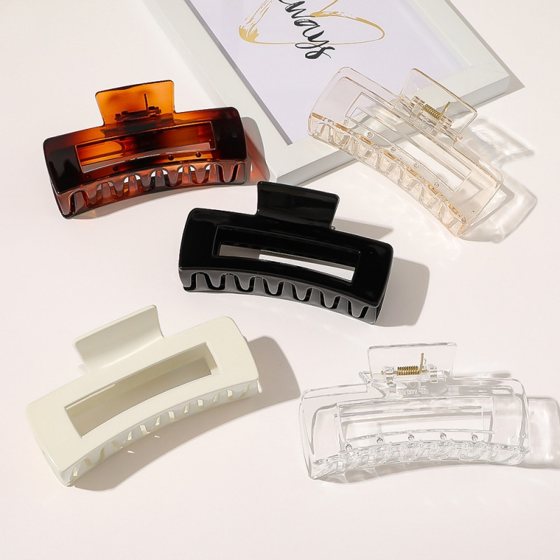 2022, noi, gheare de păr, dulci, solide, agrafe de par crab, agrafe pătrate mate, accesorii de păr pentru femei, agrafe de coadă de cal