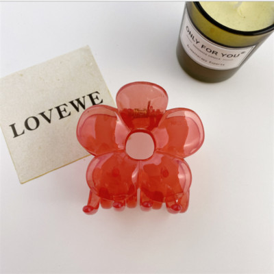 FFLACELL Nova korejska moda i slatka stezaljka za hvatanje, sjajni šuplji cvijet, ukosnica, nakit, poklon za žene, djevojke