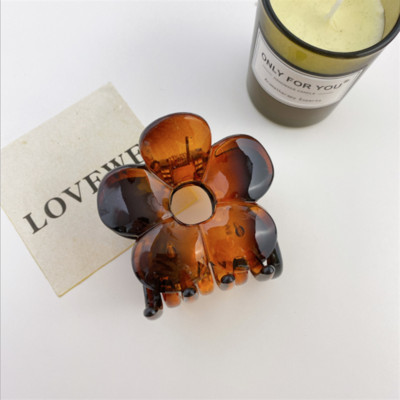 FFLACELL Nova korejska moda i slatka stezaljka za hvatanje, sjajni šuplji cvijet, ukosnica, nakit, poklon za žene, djevojke