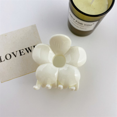 FFLACELL Nova korejska moda i slatka stezaljka za hvatanje, sjajni šuplji cvijet, ukosnica, nakit, poklon za žene, djevojke