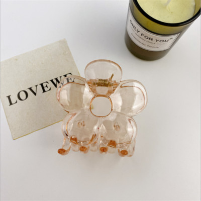 FFLACELL Nova korejska moda i slatka stezaljka za hvatanje, sjajni šuplji cvijet, ukosnica, nakit, poklon za žene, djevojke