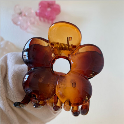 FFLACELL Nova korejska moda i slatka stezaljka za hvatanje, sjajni šuplji cvijet, ukosnica, nakit, poklon za žene, djevojke