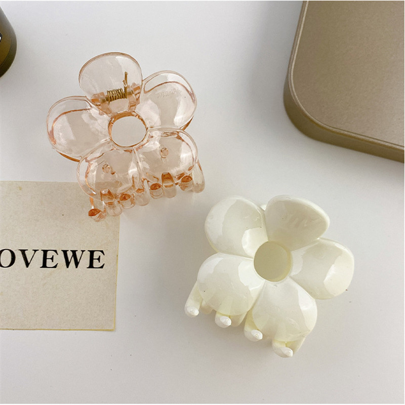 FFLACELL Nova korejska moda i slatka stezaljka za hvatanje, sjajni šuplji cvijet, ukosnica, nakit, poklon za žene, djevojke