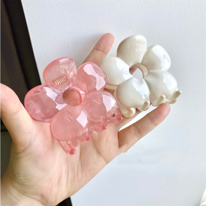 FFLACELL Nova korejska moda i slatka stezaljka za hvatanje, sjajni šuplji cvijet, ukosnica, nakit, poklon za žene, djevojke