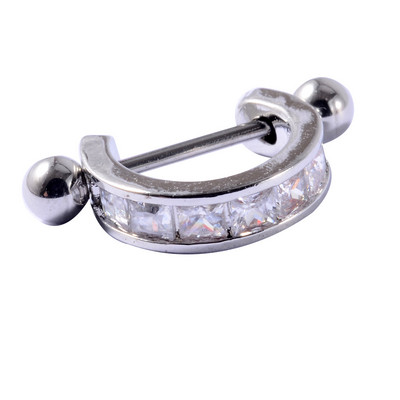 1kom 20gX8mm ušna hrskavica uteg manšeta helix tragus piercer Daith Rook lobe prstenovi naušnica s piercingom u obliku obruča CZ septuma