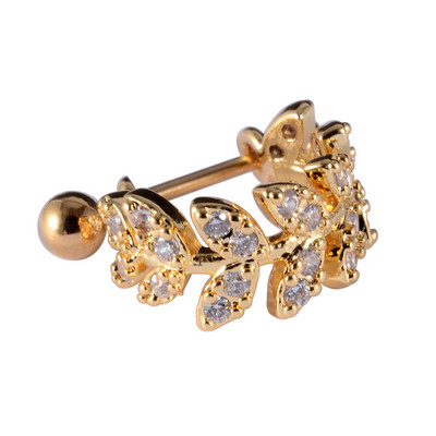 1kom 20gX8mm ušna hrskavica uteg manšeta helix tragus piercer Daith Rook lobe prstenovi naušnica s piercingom u obliku obruča CZ septuma