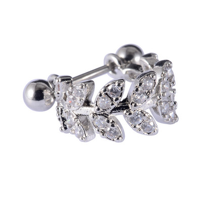 1kom 20gX8mm ušna hrskavica uteg manšeta helix tragus piercer Daith Rook lobe prstenovi naušnica s piercingom u obliku obruča CZ septuma