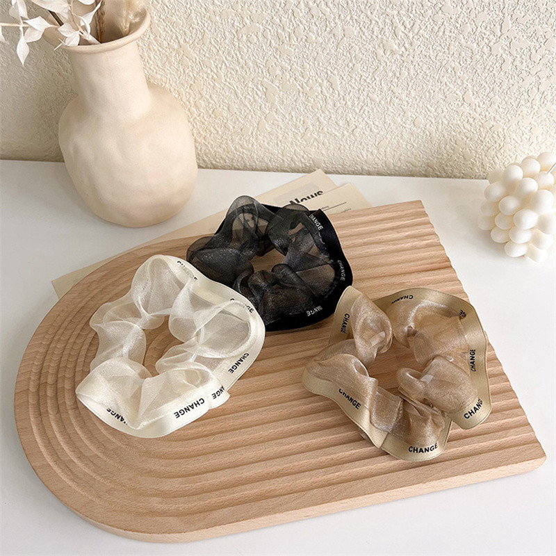 2022 Mrežaste reznice za kosu Ženske modne elastične trake za kosu Jednostavna korejska užad za kosu od organze Dodaci za kosu