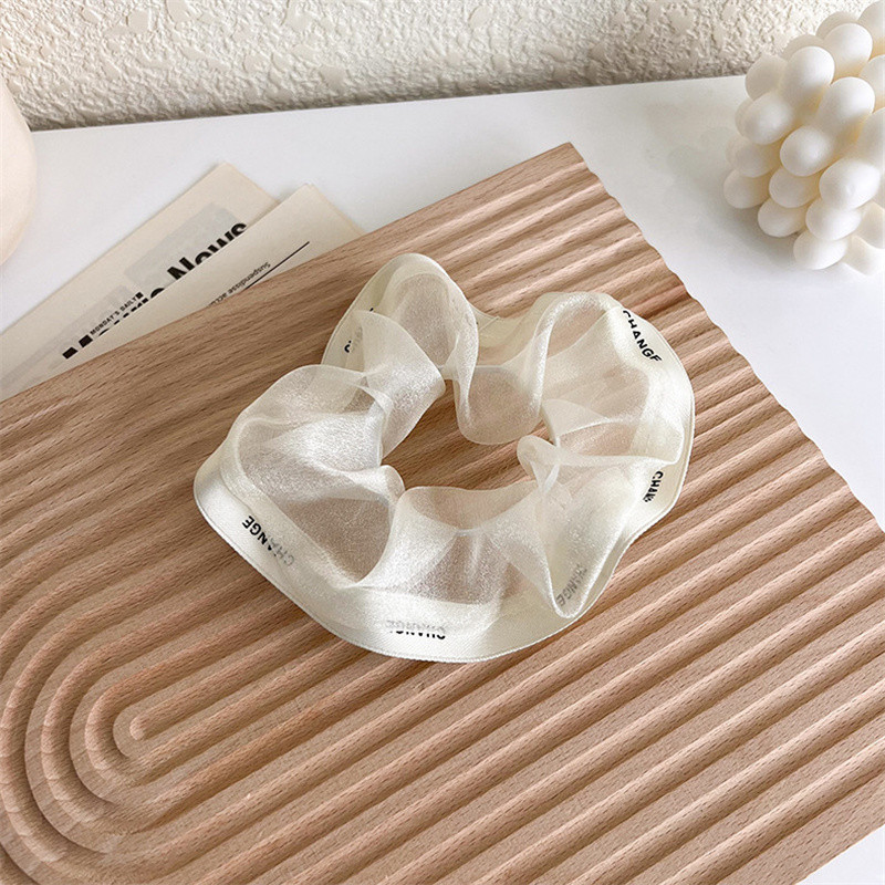 2022 Mrežaste reznice za kosu Ženske modne elastične trake za kosu Jednostavna korejska užad za kosu od organze Dodaci za kosu