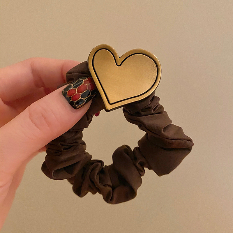 Metal texturat Vânt Intestin gros Cerc Cap frânghie Net Roșu Femeie Moda Simplă Retro Intestin Gros Cerc Cap Bijuterii