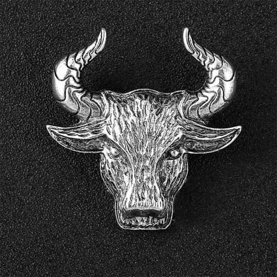 Broșă aurie retro cu animale dominatoare, cu cap de lup, vultur, tigru, accesorii pentru costum bărbați, personalitate, broșe cu strasuri de ultimă generație