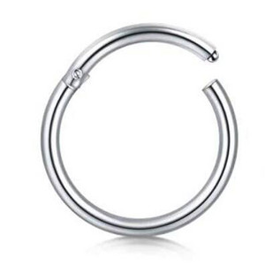 16 g 1 komad prstenova sa šarkama od kirurškog čelika Pregrada za nos Kliker za piercing naušnice za usne Helix Nakit za tijelo za piercing nosa