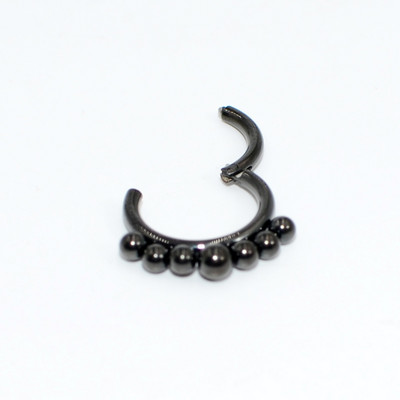 16 g 1 komad prstenova sa šarkama od kirurškog čelika Pregrada za nos Kliker za piercing naušnice za usne Helix Nakit za tijelo za piercing nosa