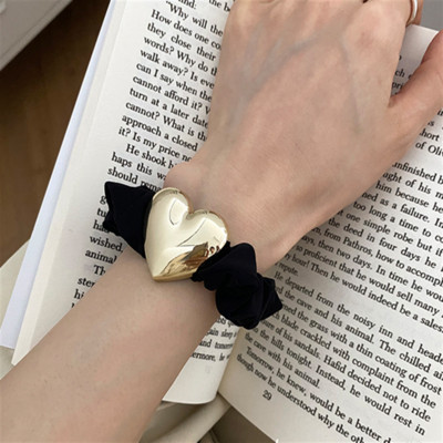 FFLACELL coreeană 2021, noua modă, vintage, metal, dragoste, în formă de inimă, cerc pentru păr, cadou pentru femei, fete