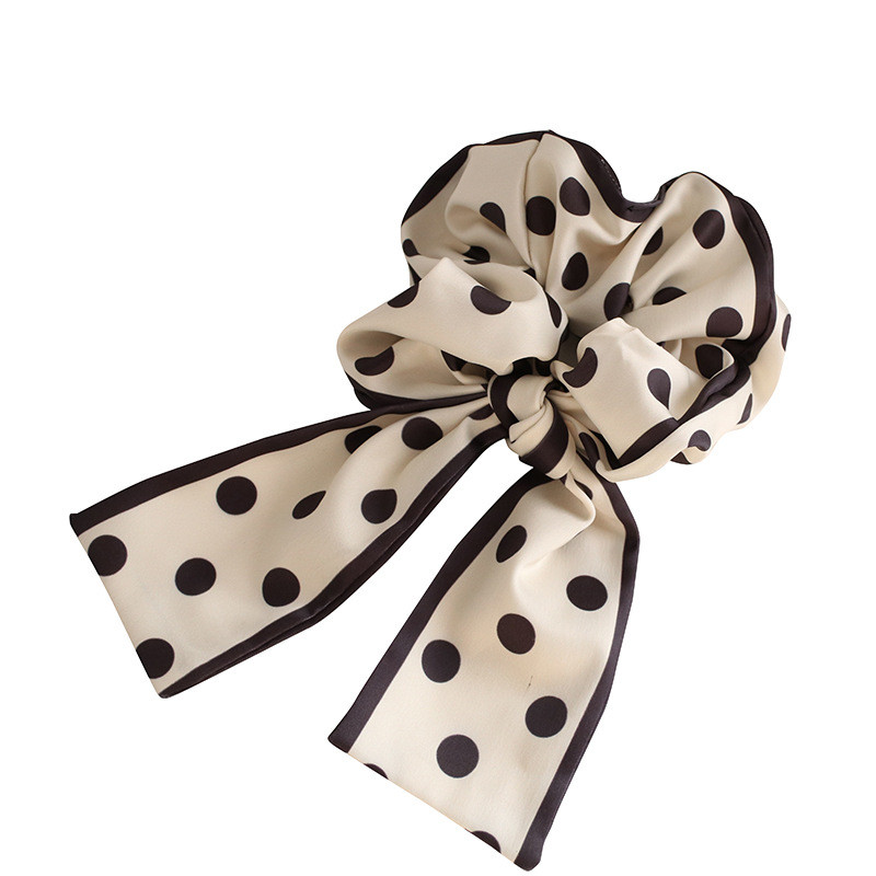 2021 Fashion wave point banda elastică de păr pentru femei eșarfă de păr funde boeme frânghii de cauciuc accesorii de păr accesorii pentru cap