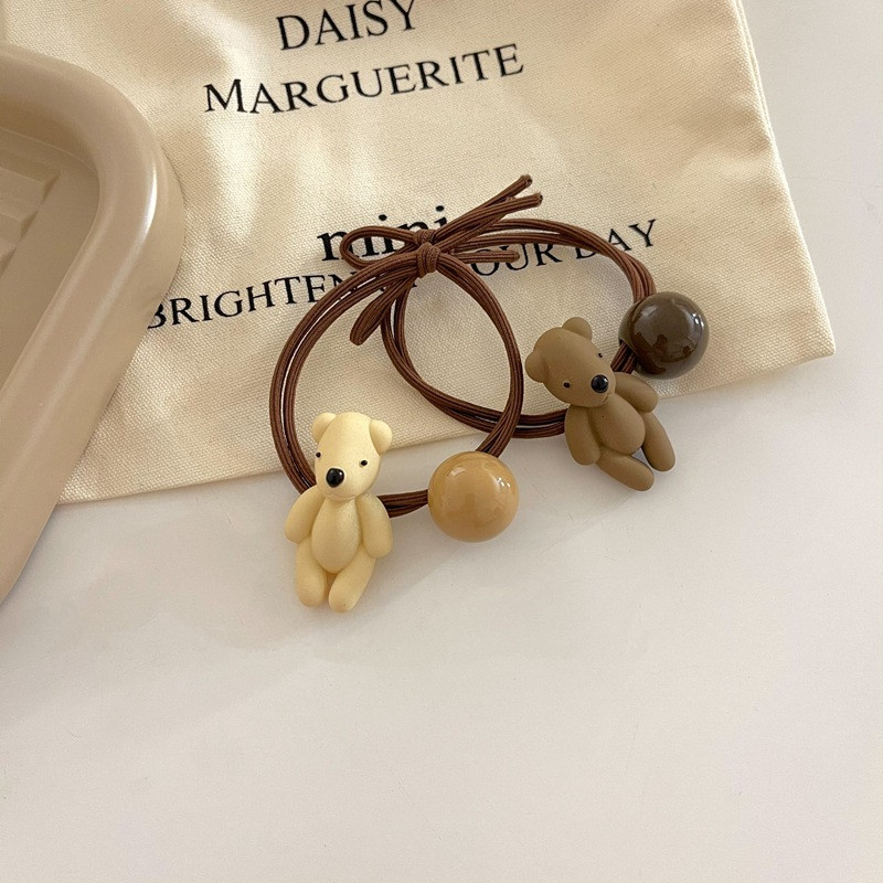 Drăguț Cap de Urs Copii Corzi de păr Banda elastică de cauciuc pentru păr Accesorii de păr pentru fete Crăciun pentru cap pentru bebeluș Copii pentru cap