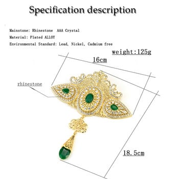 Sunspicems Χρυσό Χρώμα Αλγερία Μαρόκο Καρφίτσα για γυναίκες Κοσμήματα γάμου Καφτάν Καρφίτσες λουλουδιών Αραβικά οικογενειακά νυφικά μπιζού 2022