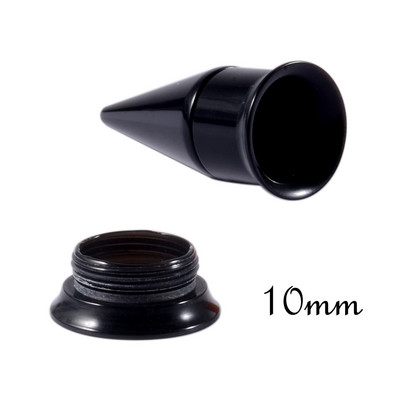 PÁR 3-10 mm-es 2 az 1-ben füldugók és alagutak Piercing fülmérők rozsdamentes acél kúpos fültágító csavaros illesztésű Oreille