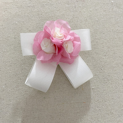 Broșe de tip prințesă cu cap de frumusețe din țesătură de înaltă calitate, broșă din pânză din dantelă pentru femei, broșă cu arc de flori, corsaj de modă pentru femei, accesorii