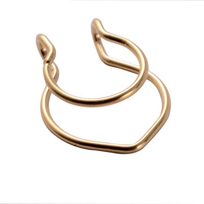 1 buc Inel pentru nas fals în formă de U Inele pentru sept inele din oțel inoxidabil Piercing nas fals Piercing Oreja Bijuterii