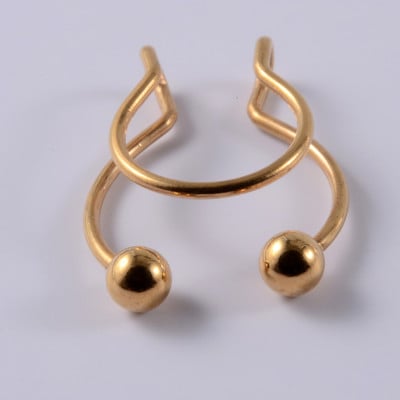 1 buc Inel pentru nas fals în formă de U Inele pentru sept inele din oțel inoxidabil Piercing nas fals Piercing Oreja Bijuterii