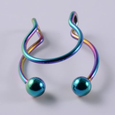 1 buc Inel pentru nas fals în formă de U Inele pentru sept inele din oțel inoxidabil Piercing nas fals Piercing Oreja Bijuterii