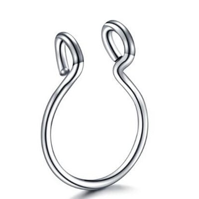 1 buc Inel pentru nas fals în formă de U Inele pentru sept inele din oțel inoxidabil Piercing nas fals Piercing Oreja Bijuterii