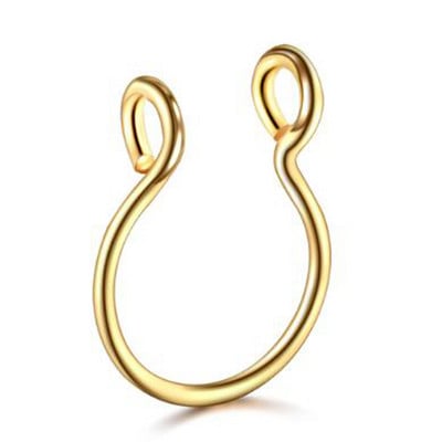 1 buc Inel pentru nas fals în formă de U Inele pentru sept inele din oțel inoxidabil Piercing nas fals Piercing Oreja Bijuterii