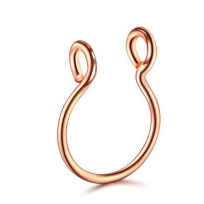 1 buc Inel pentru nas fals în formă de U Inele pentru sept inele din oțel inoxidabil Piercing nas fals Piercing Oreja Bijuterii