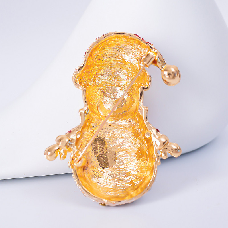 Nou Crăciun Bătrân Broșă din piatră de Crăciun Pin Cadou Bijuterii de modă Festival Broșă haină de iarnă Broșe de șapcă