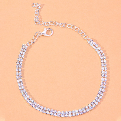 Accesorii de plajă Bratara de gleznă de cristal pentru femei Indieni En-gros Sandale de gleznă vintage boeme Brățară de gleznă Bijuterii cu lanț