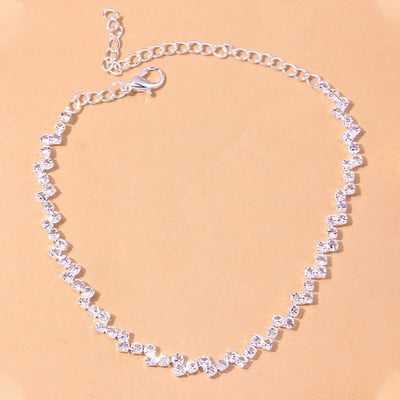 Accesorii de plajă Bratara de gleznă de cristal pentru femei Indieni En-gros Sandale de gleznă vintage boeme Brățară de gleznă Bijuterii cu lanț