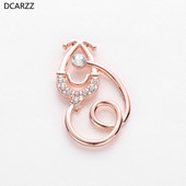 Брошки със стетоскоп Подарък за лекар/медицинска сестра Медицински коледни игли Бижута Кристални игли за ревери Броши Жени